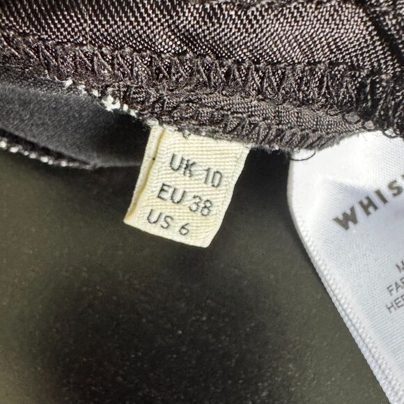 Whistles Glen Plaid Side Stripe Trousers | Women’s US 6 - Picture 5 of 10